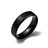 PVD Vacuum Plating Matte Style 304 Stainless Steel Wide Band Finger Rings for Women Men RJEW-WH0009-14E-EB-1