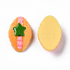Epoxy Resin Cabochons CRES-S358-46-3