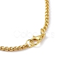 Alloy Pendant Necklace with Box Chains NJEW-G111-02G-3