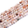 Natural Cherry Blossom Agate Beads Strands G-K310-C07-6mm-1