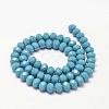 Faceted Rondelle Glass Beads Strands X-GLAA-I033-8mm-12-2