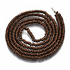 Electroplate Non-magnetic Synthetic Hematite Beads Strands G-T114-58-R-2