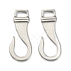 304 Stainless Steel S Hook Clasps X-STAS-L226-011P-1