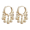 Brass Hoop Earrings EJEW-TA00344-1