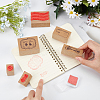 Wooden Rubber Stamps Sets DIY-WH0224-17-3