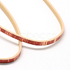 Pattern Printed Imitation Leather Cords X-LC-R010-20E-2