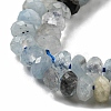 Natural Aquamarine Beads Strands G-C052-01-4
