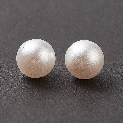 Acrylic Imitation Pearl  Beads OACR-XCP0001-01-1