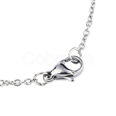 Non-Tarnish 201 Stainless Steel Pendants Necklaces NJEW-S105-JN702-45-1-1