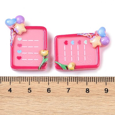 Opaque Resin Decoden Cabochons CRES-O002-01B-1