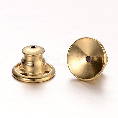 Brass Ear Nuts KK-O090-01-1