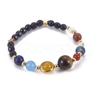 Solar System Galaxy The Nine Planets Guardian Star BJEW-JB04140-1