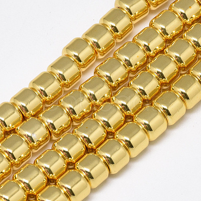 Electroplate Non-magnetic Synthetic Hematite Beads Strands G-Q465-36G-1