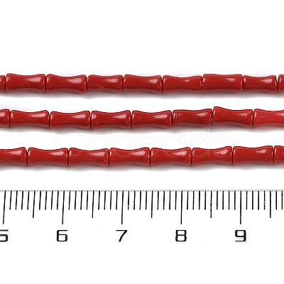 Dyed Synthetic Coral Beads Strands CORA-P010-03-1