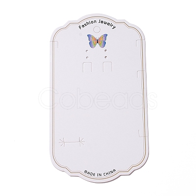 Paper Jewelry Display Cards for Necklace CDIS-F005-05-1