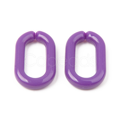 Opaque Acrylic Linking Rings OACR-S038-004B-B10-1