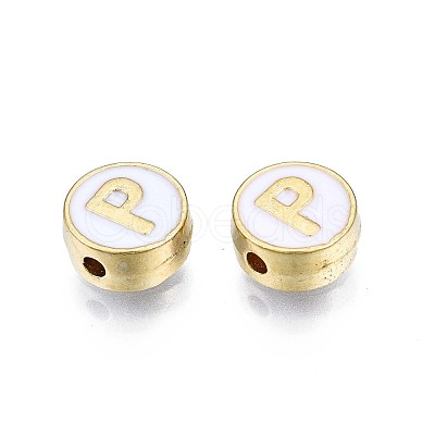 Alloy Enamel Beads X-ENAM-N052-006-01P-RS-1