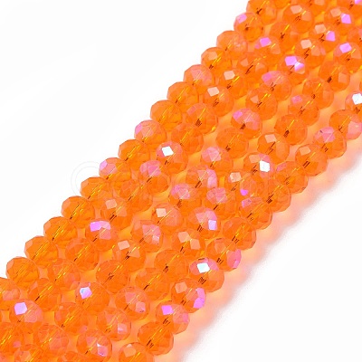 Electroplate Glass Beads Strands EGLA-A034-T3mm-L07-1