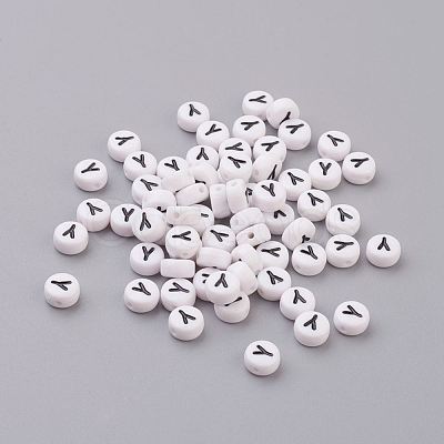 Acrylic Beads Y-PL37C9070-Y-1