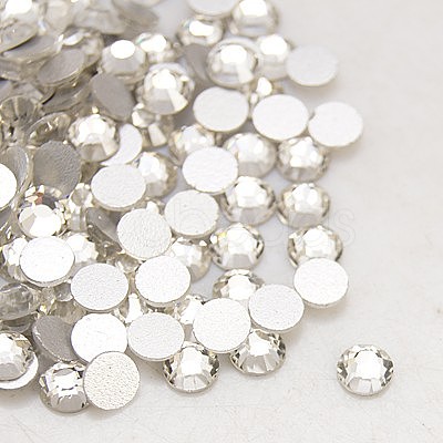 Glass Flat Back Rhinestone RGLA-C002-SS34-001-1