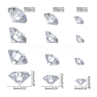 Cubic Zirconia Charms ZIRC-PH0002-14-1