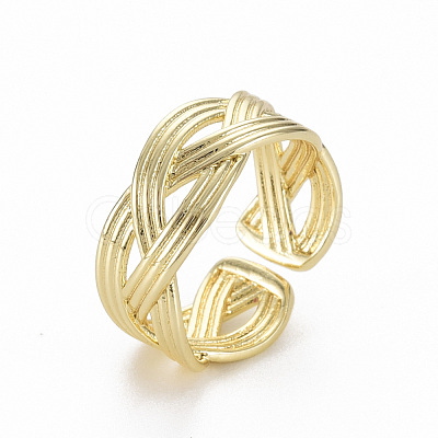 Brass Cuff Rings RJEW-Q164-015-NF-1