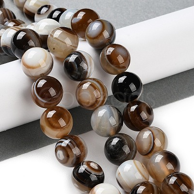 Natural Eye Agate Beads Strands G-NH0019-F02-01-1