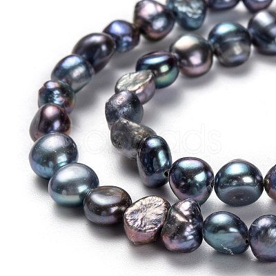 Natural Cultured Freshwater Pearl Beads Strands PEAR-L033-45G-1