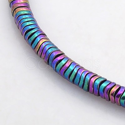 Electroplate Non-magnetic Synthetic Hematite Beads Strands G-J216A-10-1