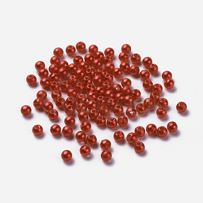 Imitation Pearl Acrylic Beads PL609-27-1