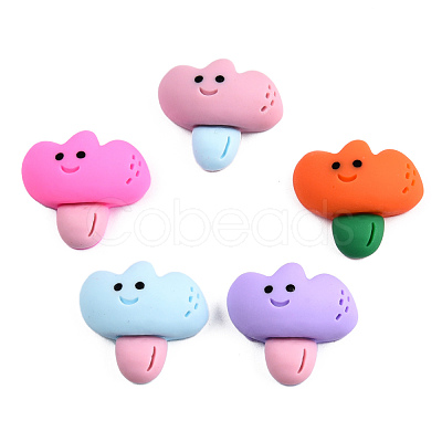 Opaque Resin Cabochons CRES-N022-182-1