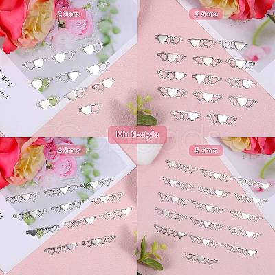 10Pcs Stainless Steel Connector Charms STAS-SZ0003-16B-1