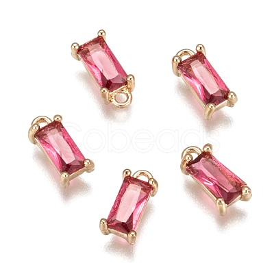 Transparent Glass Charms X-GLAA-T007-13F-1