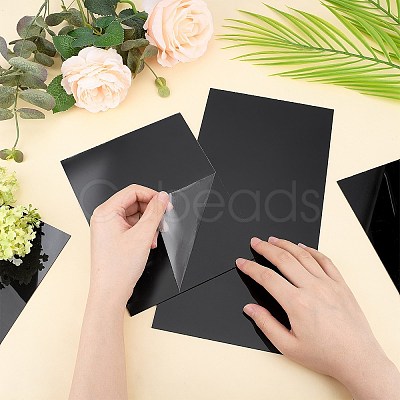 PandaHall Elite 4pcs 2 Style DIY Acrylic Board DIY-PH0006-40A-1