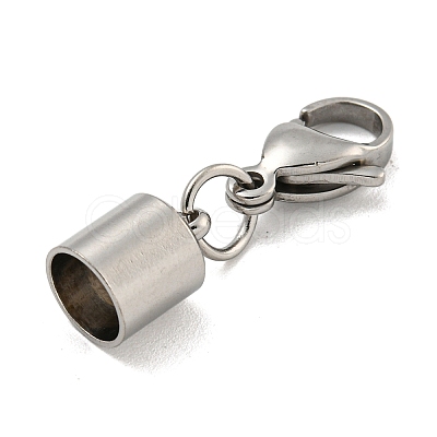 Tarnish Resistant 304 Stainless Steel Cord Ends STAS-K273-07C-P-1