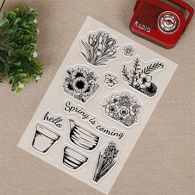 PVC Plastic Stamps DIY-WH0167-56O-1