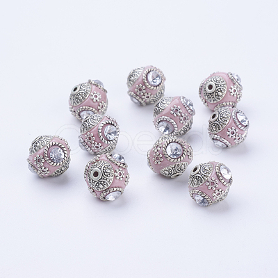 Handmade Indonesia Round Beads IPDL-R400-13-1