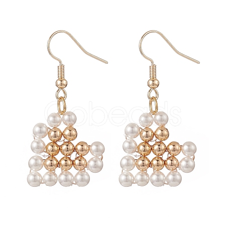 Natural Pearl Dangle Earrings EJEW-JE05210-02-1
