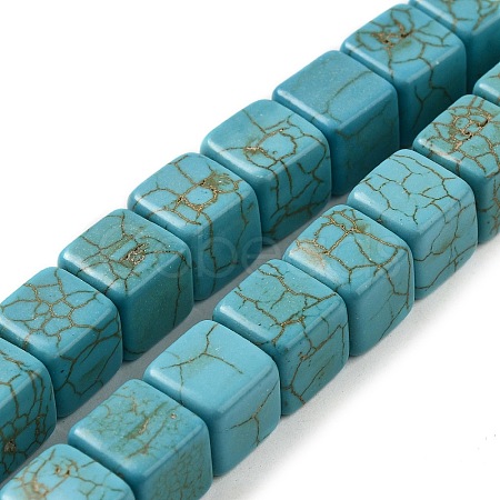 Synthetic Turquoise Beads Strands TURQ-F009-02D-02-1