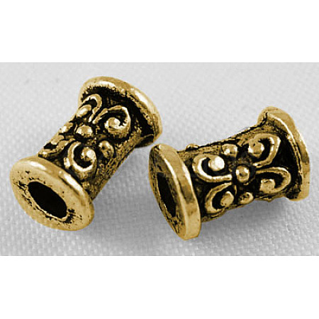 Tibetan Style Alloy Beads X-GLF0292Y-NF-1