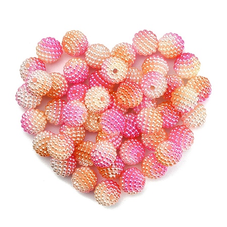 50Pcs Imitation Pearl Acrylic Beads OACR-YW0001-11E-1