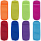 Rectangle Neoprene Antifreezing Ice Cream Holders Sets, for Child Protector, Mixed Color, 178~185x68x4mm, 8pcs/set