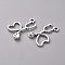 Tibetan Style Alloy Pendants, Stethoscope, Antique Silver, 21.5x13.5x3mm, Hole: 1.5mm