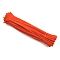 DIY Plush Sticks, with Iron Core, Pipe Cleaners, Kid Craft Material, Dark Orange, 300mm, 100pcs/set