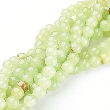flower jade beads