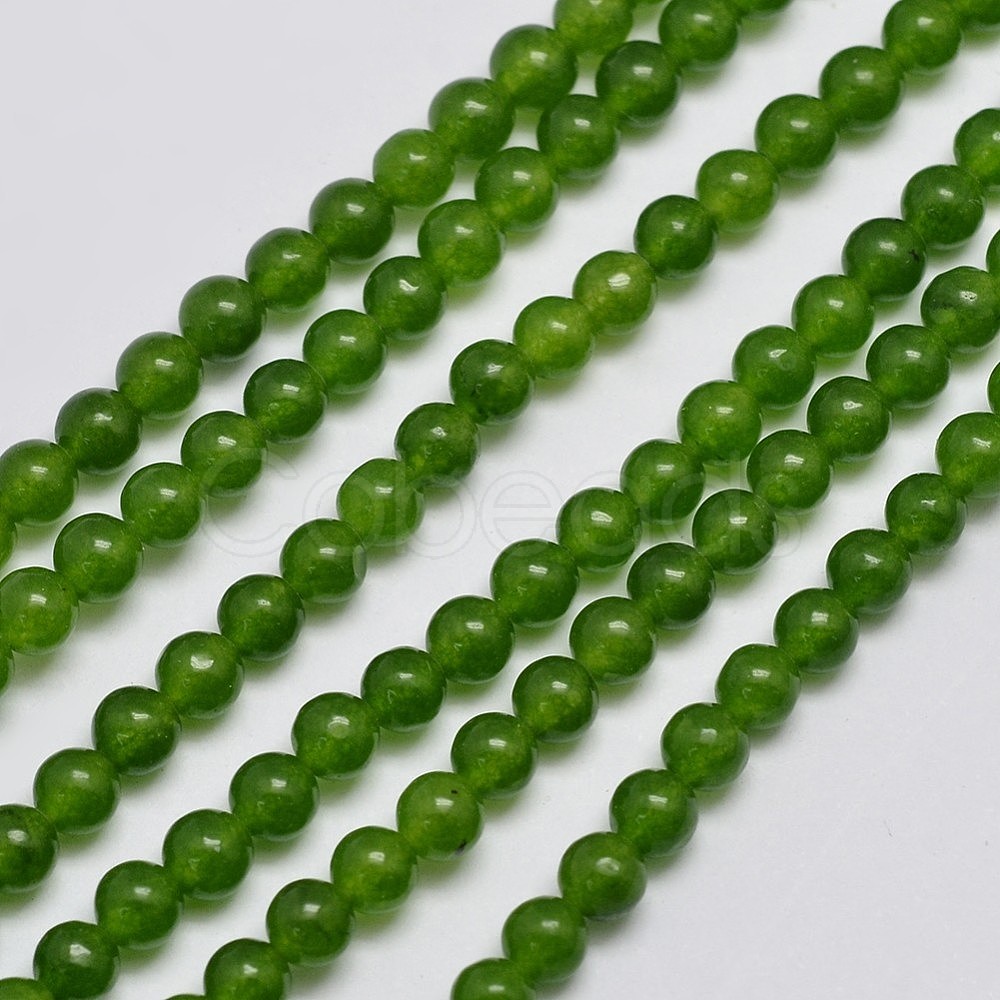 Natural & Dyed Malaysia Jade Bead Strands Cobeads.com